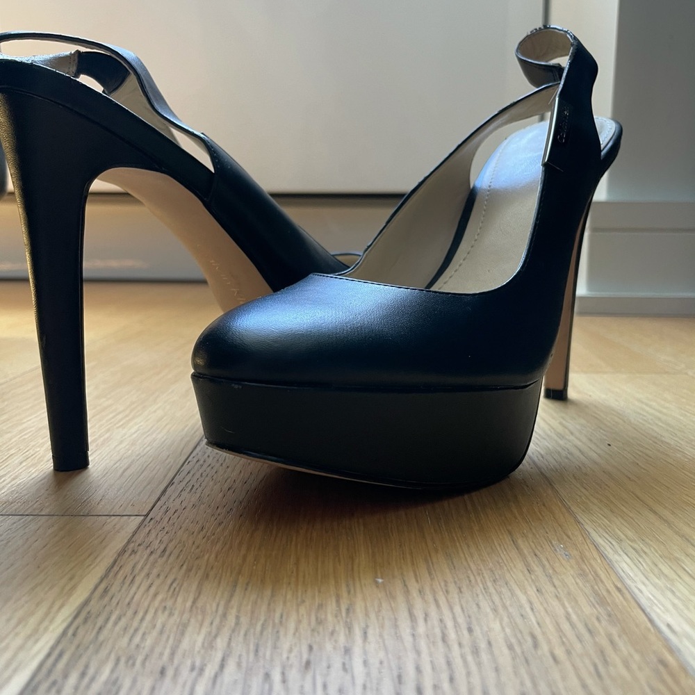 Calvin Klein Gracen Slingback Platform Heels